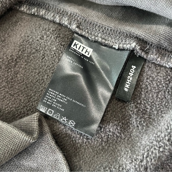 Kith Williams 3 Hoodie in the "Espresso" Men's Sz M Charcoal Brown - Picture 4 of 7